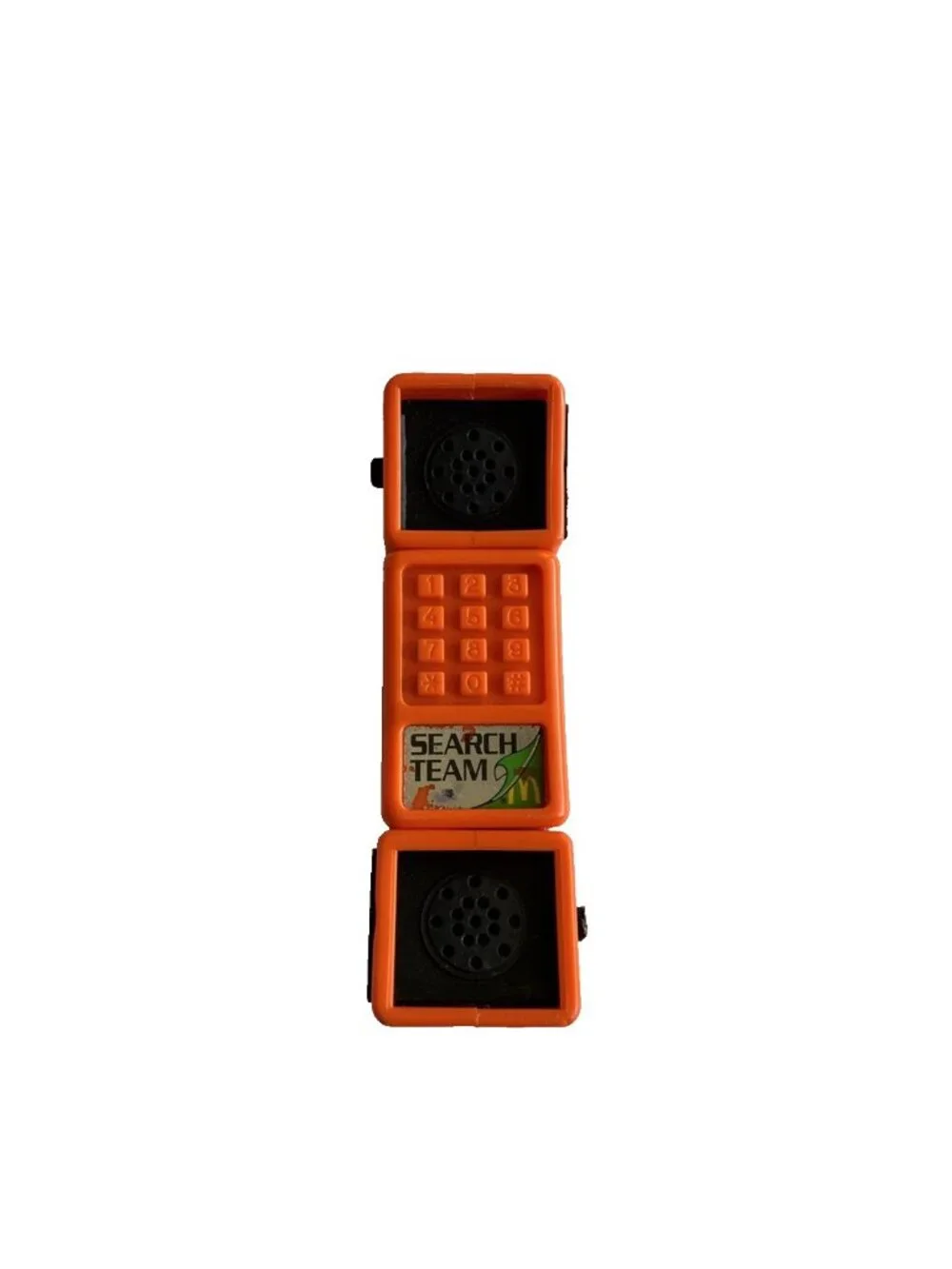 1991 McDonalds Search Team Cell Phone Periscope Happy Meal Toy Orange